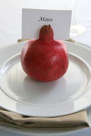 Pomegranate Place card